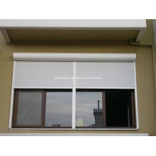 Amercian Style White Powder Coat Janel Roller Shutter Windows